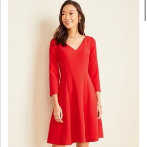 Beautiful Red skater dress - Ann Taylor